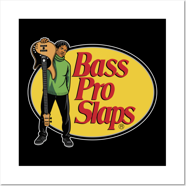 Victor Bass Pro Slaps Wall Art by Hindsight Apparel